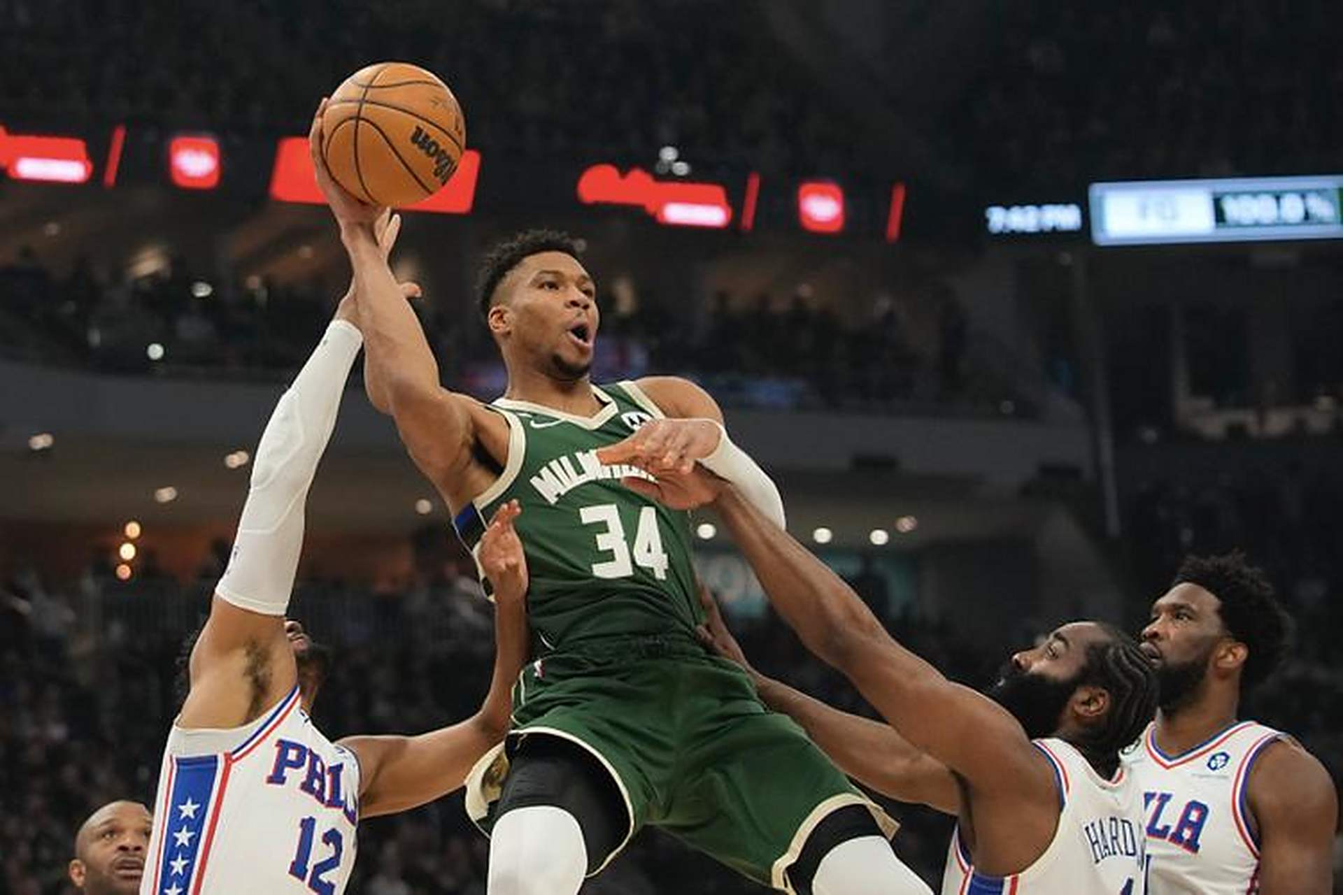 九游app下载-雄鹿队主场战胜76人队