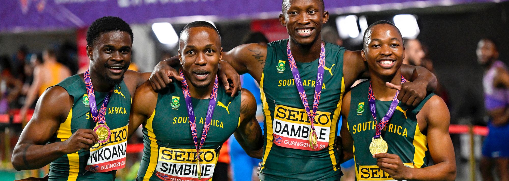 九游体育官方入口-南非田径健将闪耀赛场，冲刺第一